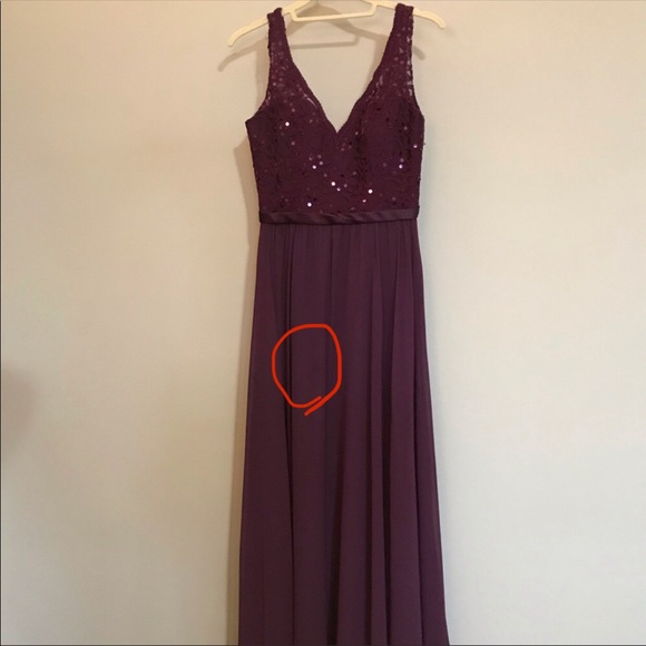 Mori Lee Purple Bridesmaid Dress - Picture 9 of 9